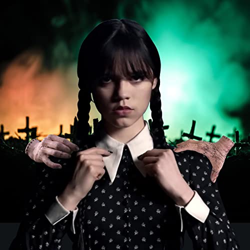 Jgt Wednesday Thing Hand Addams Family Decorations, Wednesday New Addams Birthday Party Decorations Supplies Merchandise, Scary Props Collectible Figurines Toys For Halloween Cosplay #TOP4