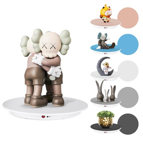 YJINGRUI Piatto girevole elettrico da 60 cm, piatto girevole elettrico