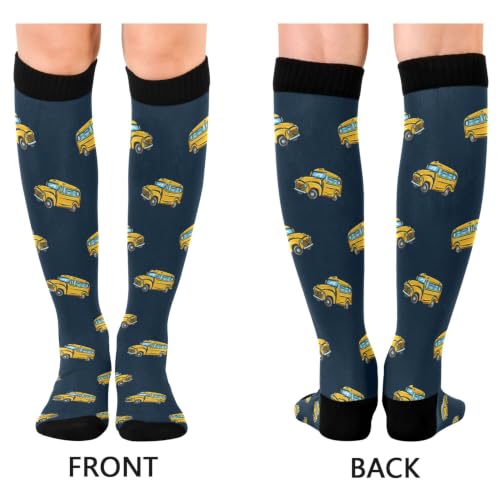 Image of Fisyme Socks for Women Men Warm Comfort Athletic Crew Running Hiking Cycling Compression Socks