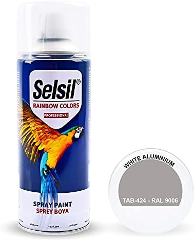 Selsil Spray Paint Ozone Friendly Brilliant Colour Perfect Finish All Purpose for Wood, Metal, Plastic, Interior/Exterior, Art, Crafts, Auto, Home Furniture, Garden, Graffiti, 400ml (Green)