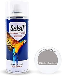 Selsil Spray Paint Ozone Friendly Brilliant Colour Perfect Finish All Purpose for Wood, Metal, Plastic, Interior/Exterior, Art, Crafts, Auto, Home Furniture, Garden, Graffiti, 400ml (Green)