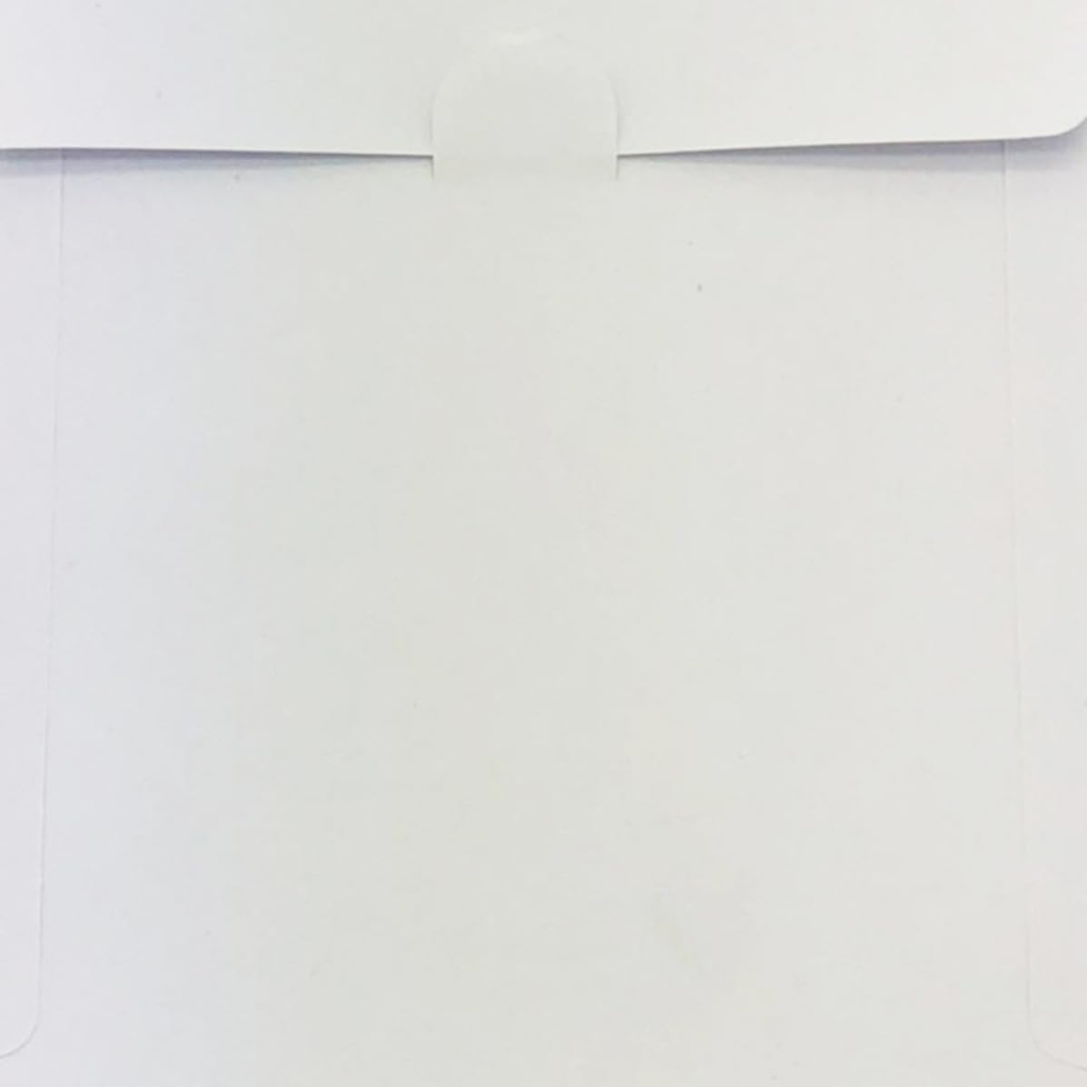 Alipis 100 Pcs White CD DVD Storage Sleeves with Window Design, Portable Size Paper and Pp Material, for Home Cinema Organization and Media Protection