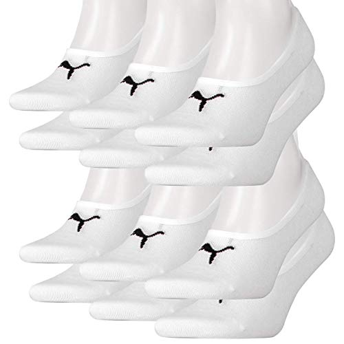 PUMA Chaussettes Hommes Lot de 3 paires noires blanches grises
