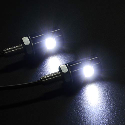 Nilight Tl-06 2Pcs License Plate Light Super Bright Waterproof 12V White Led Bulb Legal For Motorcycle Bike Truck Rv Atv,2 Years Warranty #TOP4