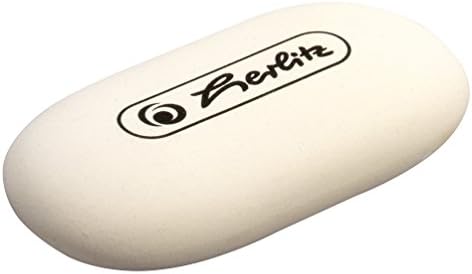 Herlitz Oval Shape Eraser - White