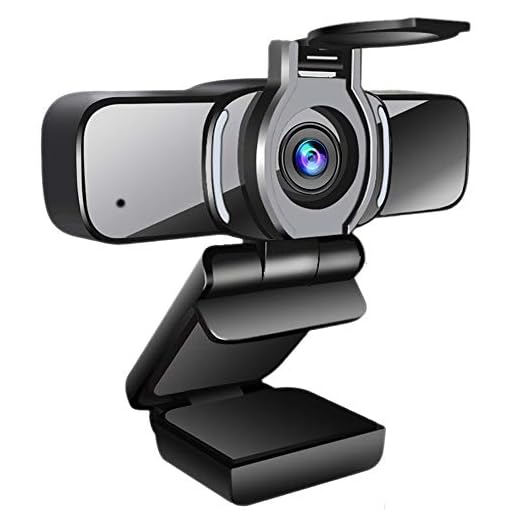 LarmTek HD-webbkamera 1080p med sekretessslutare, webbkamera PC laptop kamera med mikrofon, widescreen-videosamtal och inspelningsstöd för konferens, W3, Storbritannien