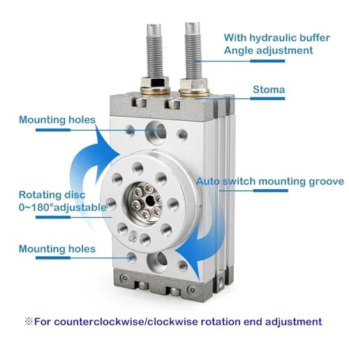 Table rotative pneumatique MSQB-100A pour éliminer les vibrations de montage