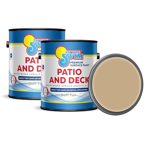 In The Swim Patio and Deck Paint - Buff Tan - 2 Gallons