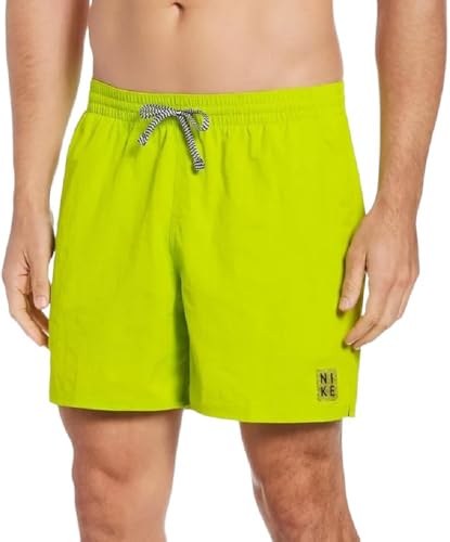 Short de bain pour homme Nike Solid Icon vert fini le tissu mouillé en taille XL