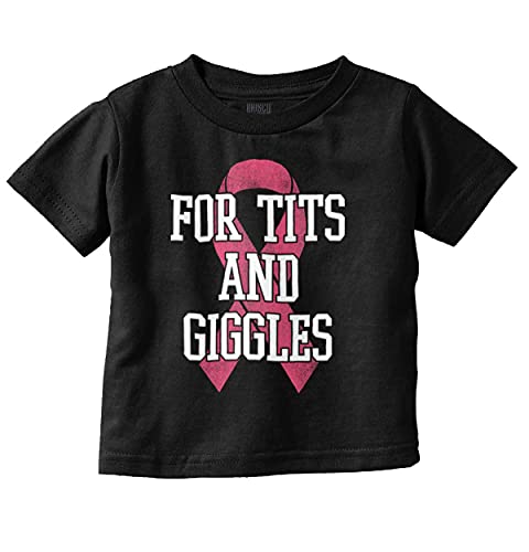 Breast Cancer Awareness Funny Ribbon Toddler Boy Girl T Shirt
