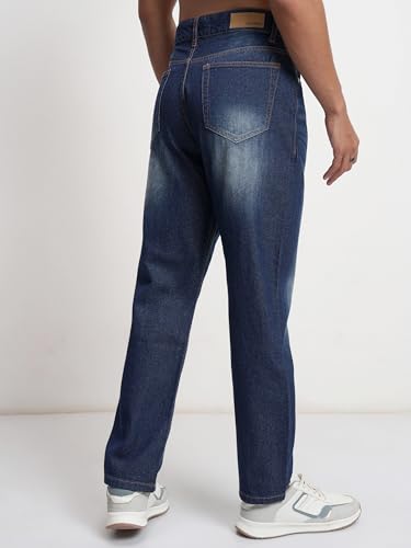 Image of Highlander Men's Straight Fit Jeans | Stretchable | Everyday Comfort & Style| Jeans for Man