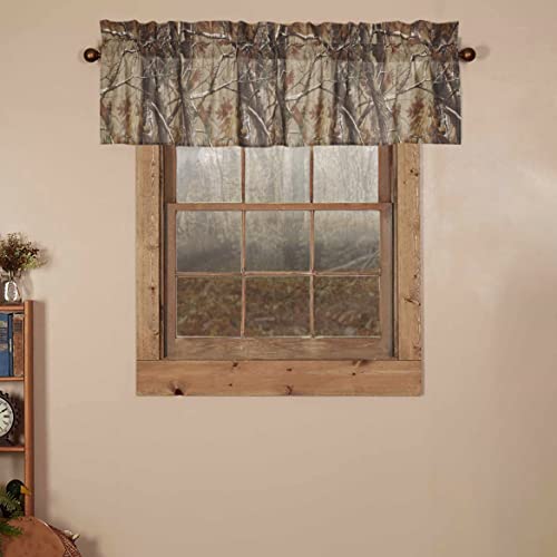 Visi-One Realtree All Purpose Camouflage Valance 88" X 18'' Inches, Camo Valance Curtain For Bedroom, Kitchen, Living Room & Farmhouse, Perfect For Indoor & Outdoor Decor #TOP5