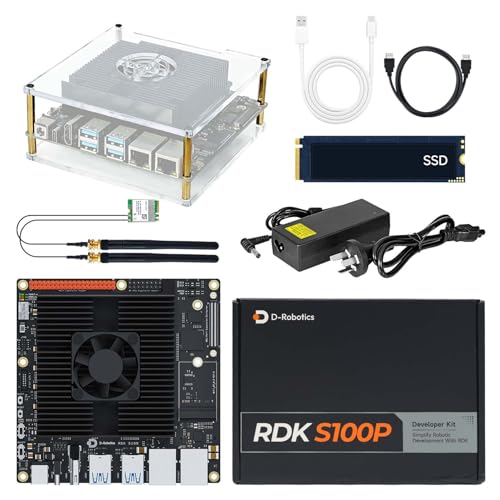 Yahboom RDK S100P Development Board Kit,Including 256GB Empty SSD,Large-Capacity Data Storage Processing Edge AI Embedded