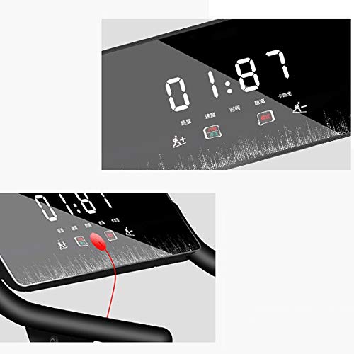 Image of Folding Household Gym Treadmill Running Machine with LED Display Safe Bar Motorized Treadmill Portable Electric Treadmill