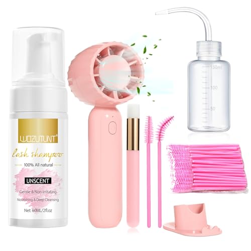WOZUTUNT Eyelash Extension Cleanser Kit