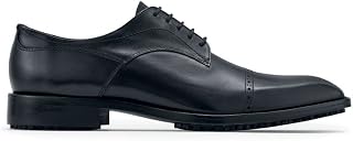 Stanton, Men's Lightweight Work Shoes, Slip Resistant, Water Resistant, Black Shoes