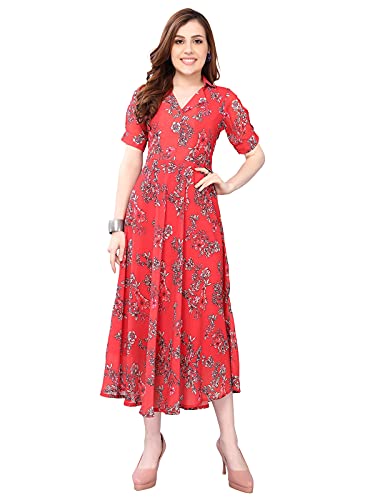 Image of Satrani Selvia Women's Fit & Flare Knee Length Dress