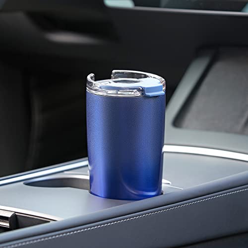 Cyetus 20Oz Triple-Insulated Stainless Steel Cocktail Shaker And Tumbler With Clear, Shatter-Proof Top And Lid, Blue #TOP6