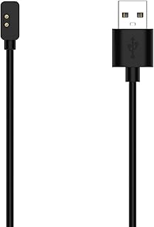 شاحن ساعة ذكية من كوفرزون لاسلكي سريع متوافق مع شاومي ريدمي 3 وريدمي ووتش 2 لايت أحمر للبالغين الجنسين