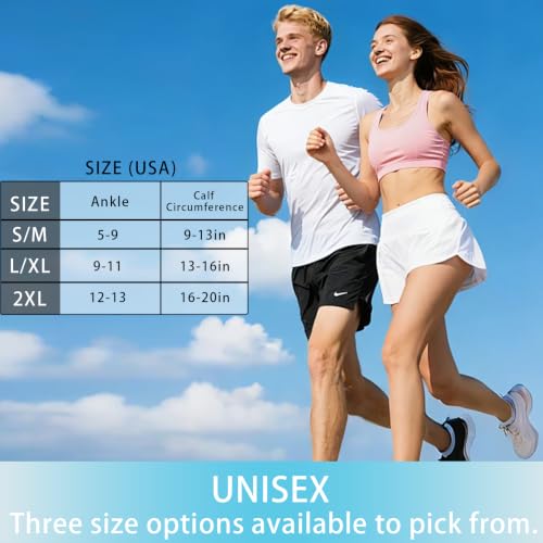 Image of Open Toe Compression Socks 15-20 mmHg for Women and Men Knee High Toeless Circulation Compression Stockings