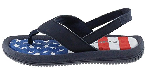 Capelli New York Toddler Boys Flip Flops Faux Leather3