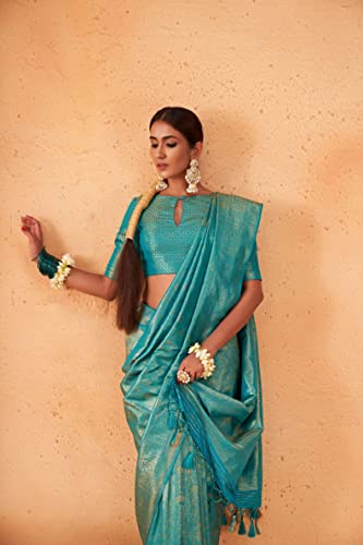 Vardha kanchipuram silk saree in art silk – image 5