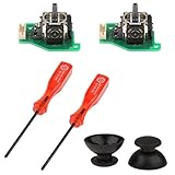 CHICHIYANG 2Pcs Joystick Replacement with Screwdriver Kit No Drifting, Analog Joystick for Wii U, Hall Effect...