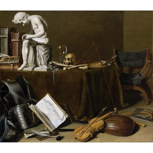 Impression sur toile de qualité supérieure Nature morte avec instruments de musique Amsterdam