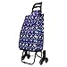 GUOOK Folding Einkaufswagen Halten Treppensteigen Wagen Bis Zu 110 Lbs, Light Weight Trolley Mit Rollen 6-Rad-Bold FüR WäScherei, LebensmittelgeschäFt, Camping Und Sport Event, Lila