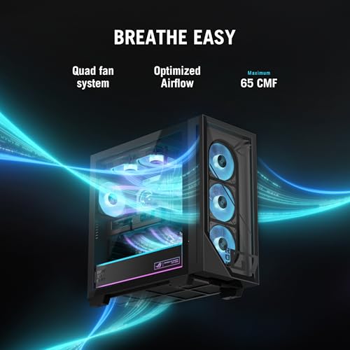 Image of ASUS ROG G700 (2025) Gaming Desktop PC, Intel Core Ultra 7 265F Processor, NVIDIA GeForce RTX 4060Ti, 1TB M.2 NVMe PCIe 4 SSD, 16GB DDR5 RAM, Windows 11 Home, G700TF-DS764Ti