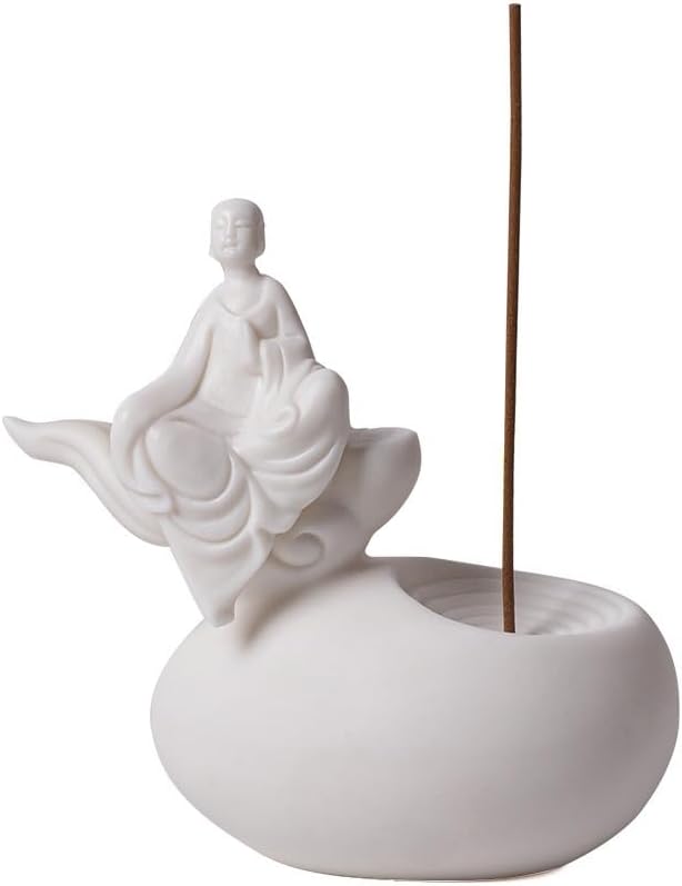 Incense Burner Incense Holder Small Ceramic Incense Burner Home Indoor Creative Line Incense Tea Table Incense Holder Backflow Incense Burner