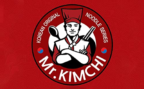 Image of Paldo Fun & Yum Mr. Kimchi Noodles, Original Vegetarian Korean Ramyun, Stir Fried Kimchi Ramen, 134 Grams(Pack of 4)