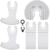 5 Stück Multitool Sägeblätter Diamant Multifunktionswerkzeug Klingen für Grit Fugenentfernung, Multitool Fugenentferner Sägeblatt für Fliesen Fugenmortel Beton Mauerwerk Gipskartonplatte