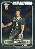 2024-25 Topps Chrome #122 Stephon Castle San Antonio Rookie Basketball Card - Sportscard Superstore