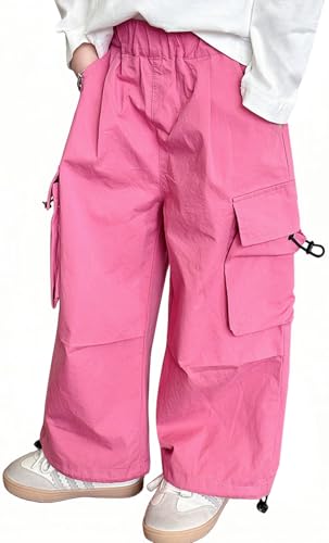 Pantalones holgados de niñas con cintura elástica cómodos