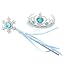 Blue,Snowflake Wand