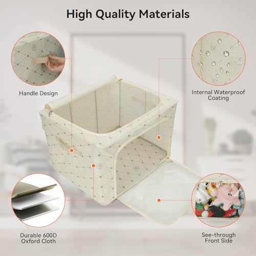 Sacs de rangement pliables et rigides 66L grand volume - 6
