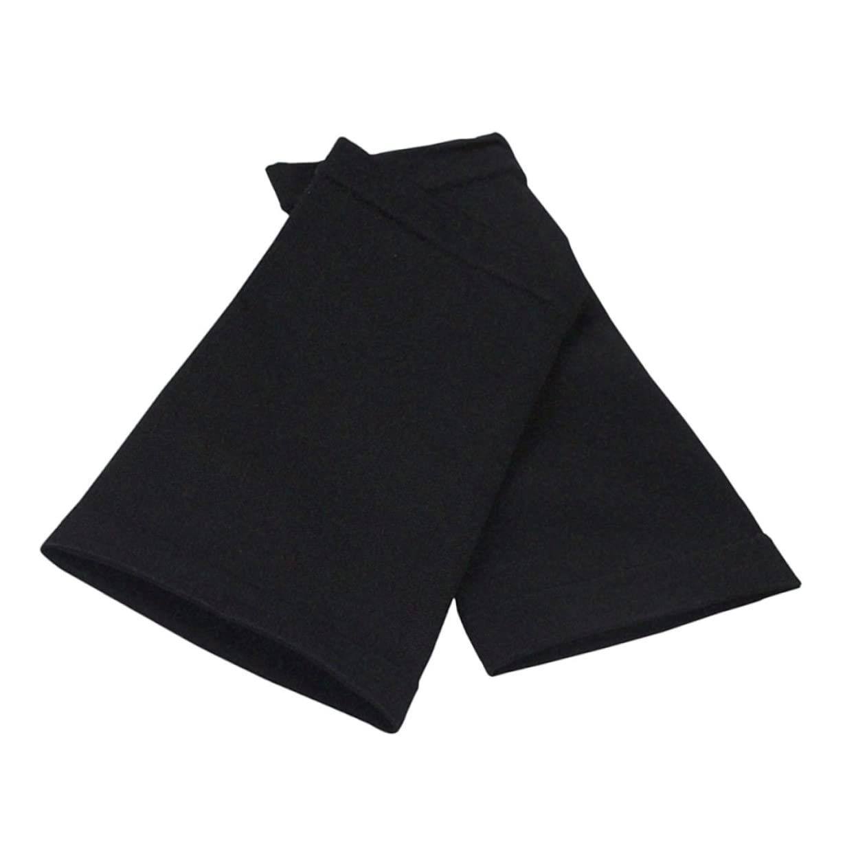 LALAFINA Manchon de Compression Manchon Gainant et Amincissant Noir en Fibres Acryliques Bras Réduit la Fatigue pour Fitness et Musculation pour Adultes