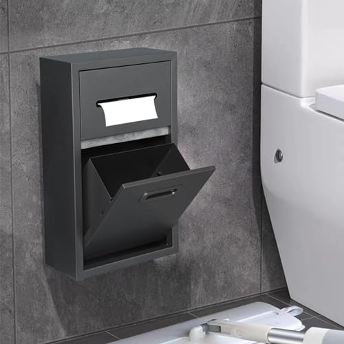 Organizador portátil de acero inoxidable negro mate de alta resistencia 50cm