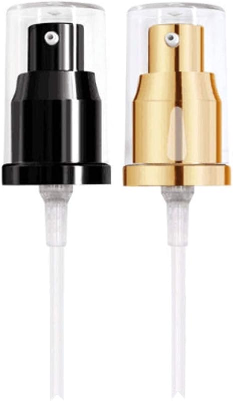 LUFOX 2Pcs Foundation Pump for Maybelline Fit Me Liquid Foundation (Gold+Black)