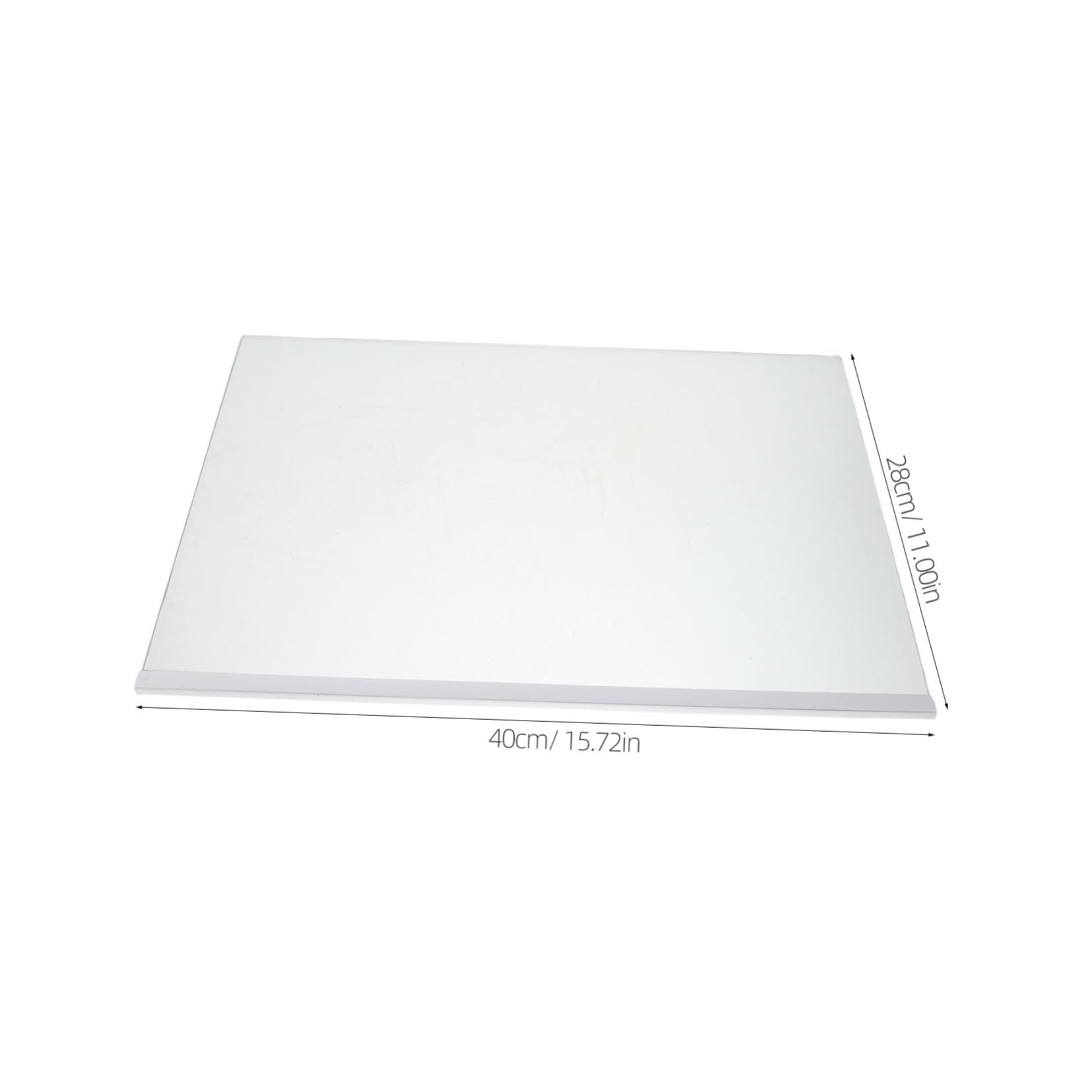 FOMIYES Estante de Vidrio Templado Transparente y Fácil Identificación para Refrigerador Borde Pulido y Diseño Seguro, Adecuado para Nevera