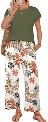 WIHOLL Two Piece Sets for Women Summer Spring Outfits Lounge Sets...