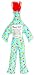 Dammit Doll - Classic Dammit Doll - éTendue Bleue - Blue Stripes, Yellow Hair - Stress Relief, Gag Gift