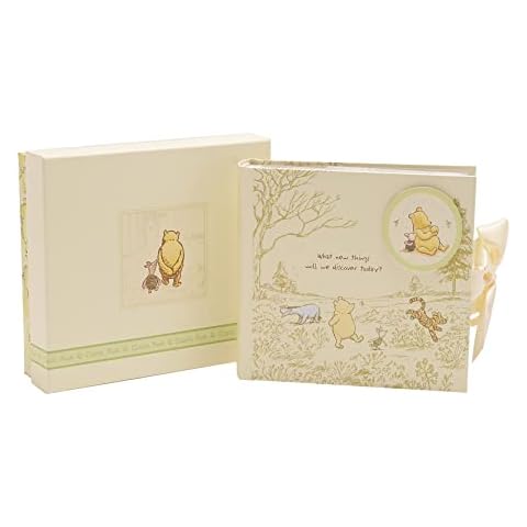 Happy Homewares Winnie The Pooh Album with Images of Pooh, Piglet, Tigger and Eeyore - Officially Licensed Cover