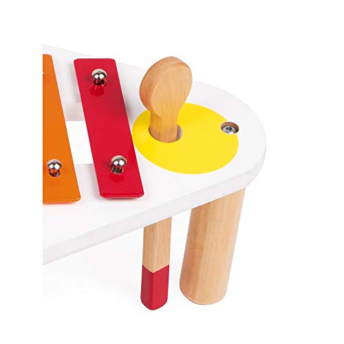 Brinquedo Educativo - Janod - Mesa Musical - 03 Instrumentos - Maped