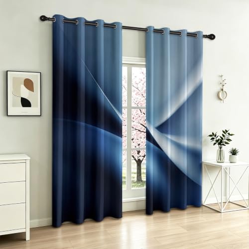 Cortinas de dormitorio para niños con ojales que bloquean la luz solar y del exterior 3