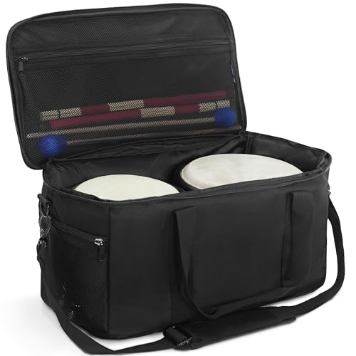 Amazing Fair Bongo Drum Bag, 3 Pockets & Strap (Bag only)