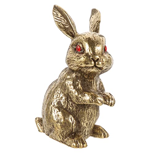 Ornements de lapin en laiton pour décoration de maison de pâques et table de salon