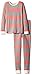 Burt's Bees Kids Girls' Rugby Stripe Organic Pj Set