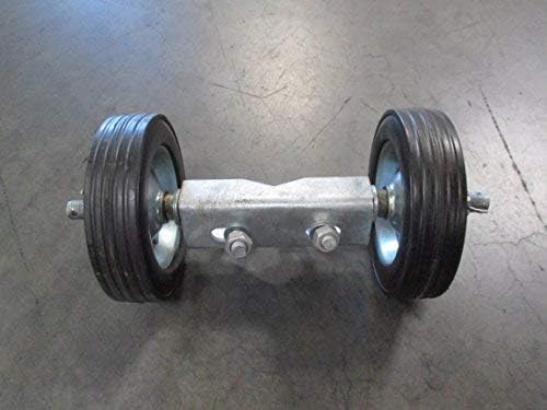 5.75" Rolling GATE Carrier Wheels: for Chain Link Fence Rolling Gates - rut Runner